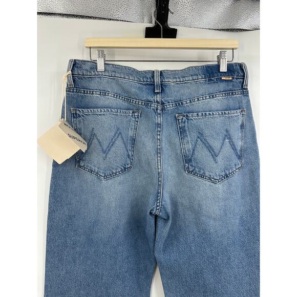 Mother Superior The Dogger Skimp Cuff Jeans Size 30 Wide Leg Leap of Face $268 - Picture 6 of 13